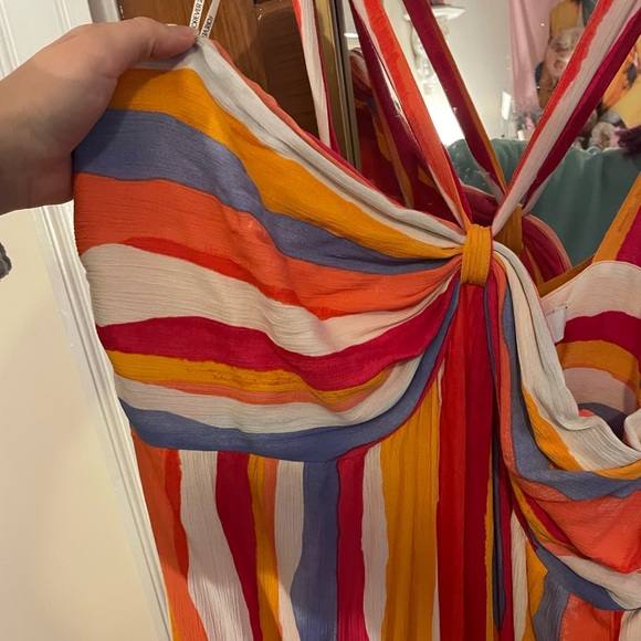 F21 Striped Maxi Dress/Cover Up - Picture 4 of 6